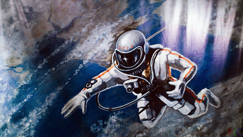 Афиша к 'Открытый онлай-урок "История космонавтики"'
