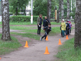 Веселые старты в Автозаводском парке культуры и отдыха